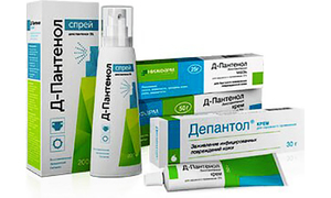 Д-пантенол крем (мазь) - фото упаковки Д-пантенол крем помогает заживлять ранки и трещины на коже