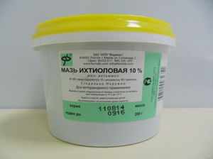 Применение ихтиоловой мази Ихтиоловая мазь при геморрое