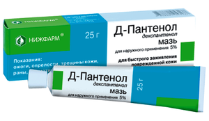 Д-Пантенол заживляющая мазь для наружного применения Крем и мазь депантенол - заживляющий эффект