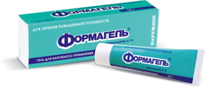 Формагель Формагель - очень эффективный препарат для лечения гипергидроза
