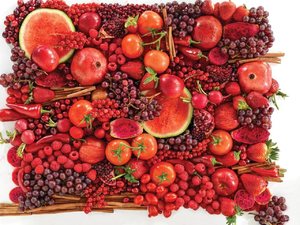 Продукты красного цвета Продукты красного цвета для еды