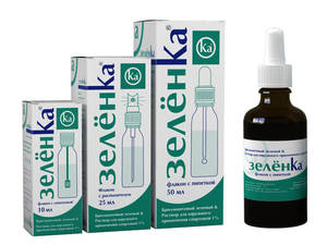 Лекарственная аллергия на зелёнку Как понять отчего у ребёнка аллергия на зелёнку