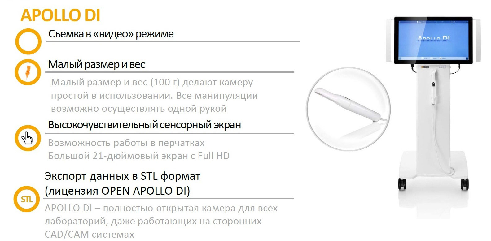 Интраоральная камера APOLLO DI
