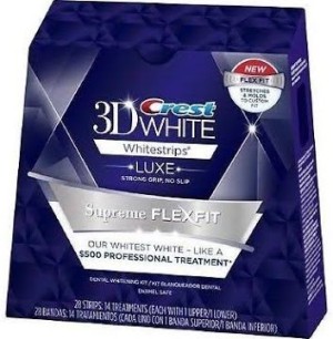 Crest 3D White Luxe Whitestrips Supreme Flexfit