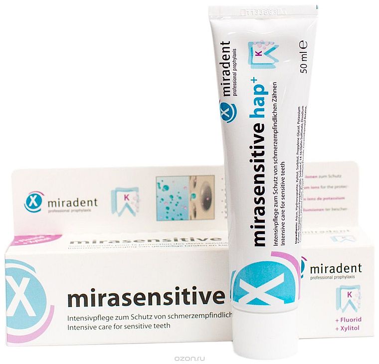 паста Miradent Mirasensitive Hap