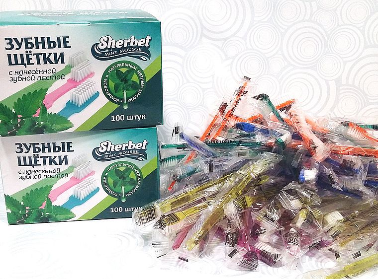 одноразовые щетки Sherbet
