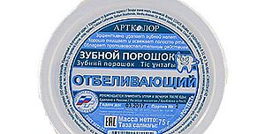 отбеливающий зубной порошок Артколор