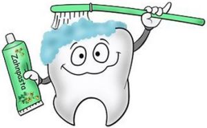 чистка зубов