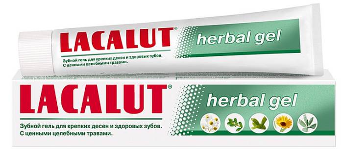 Lacalut herbal gel