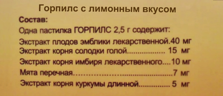 Состав