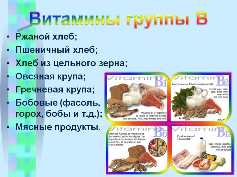 Витамины группы В