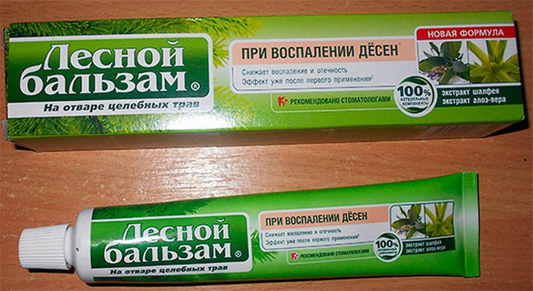 Лесной бальзам при воспалении десен